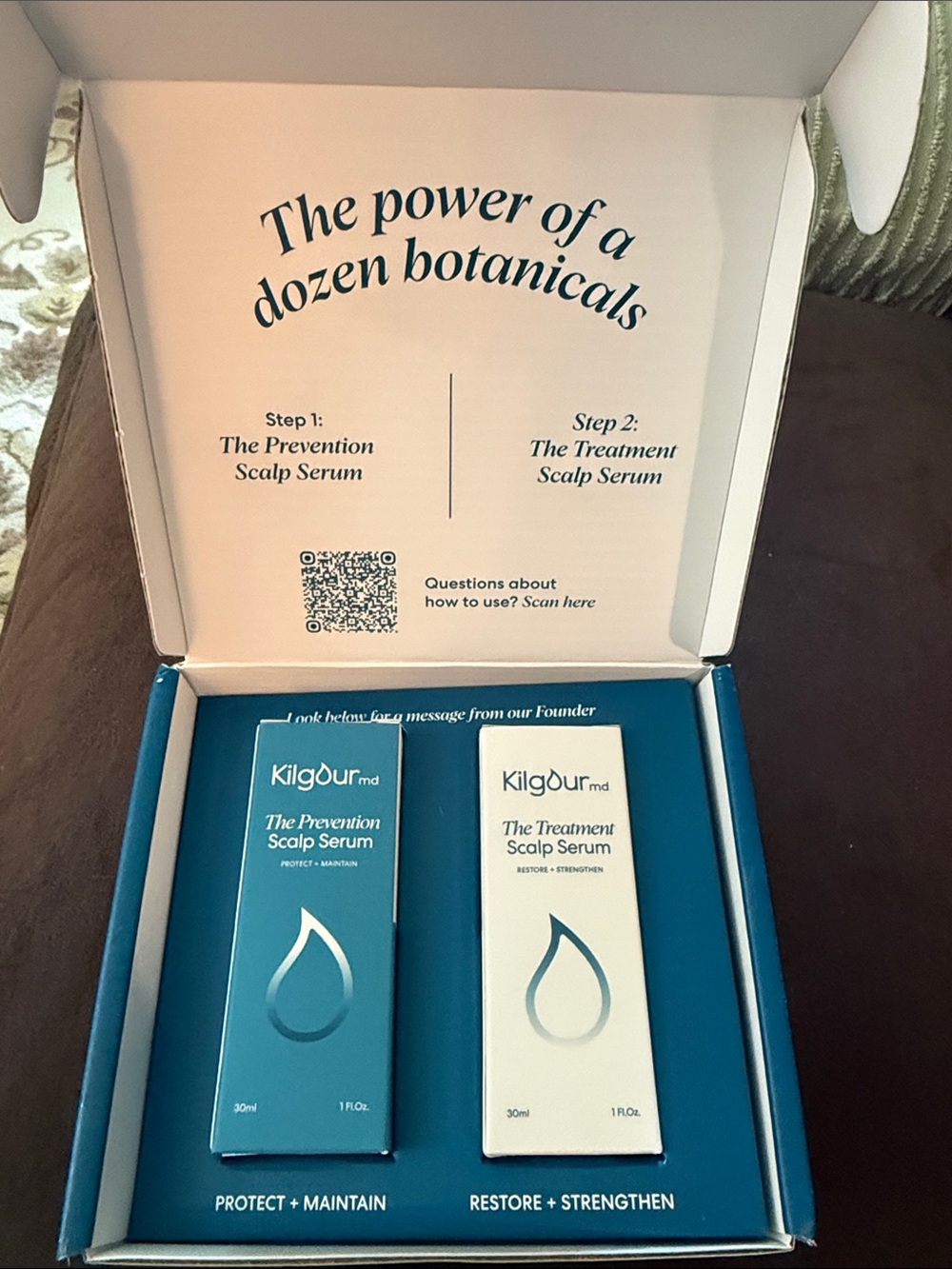 Kilgour The Prevention & Treatment Scalp Serum Duo - Blue & White